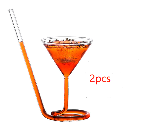 STRAW COCKTAIL GLASS