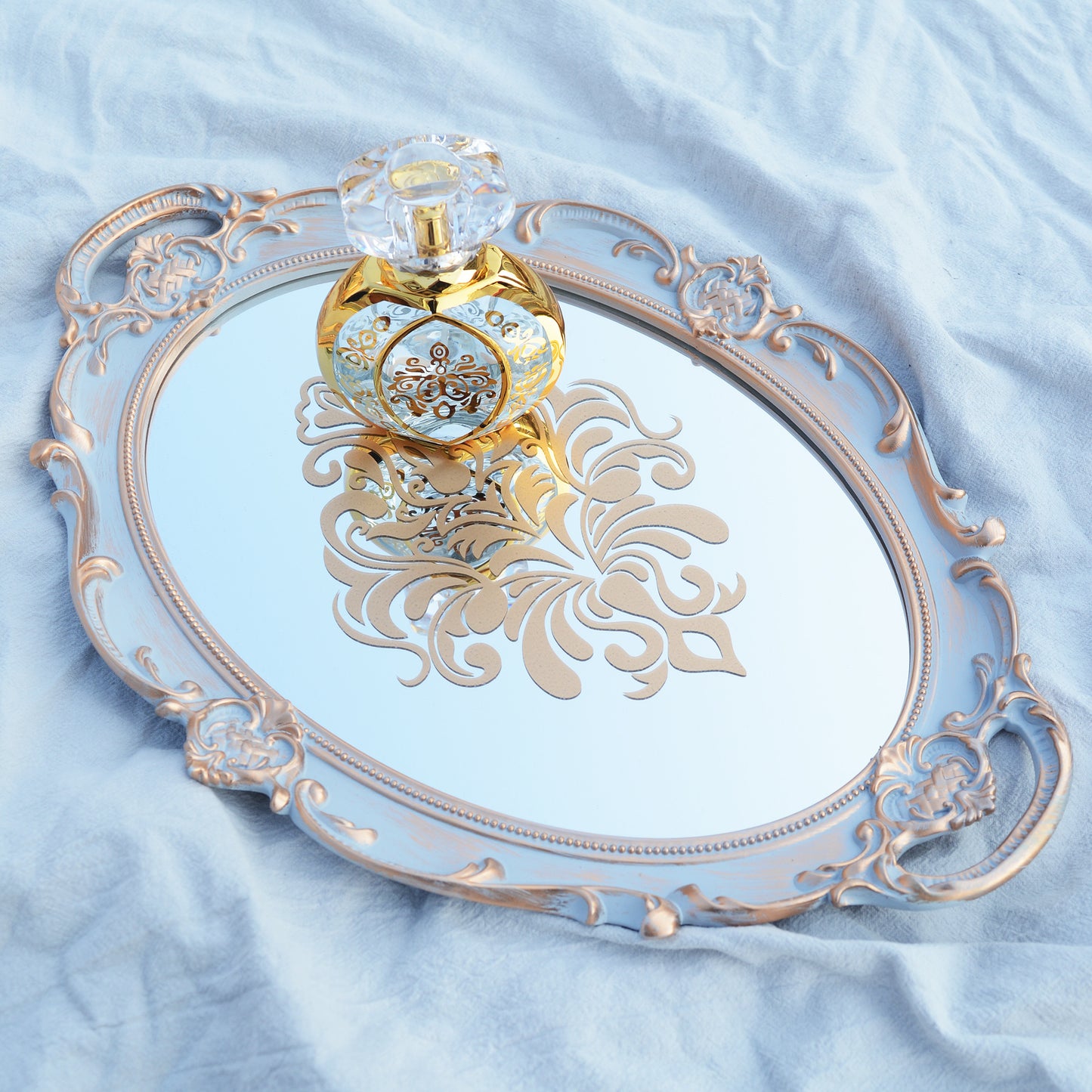 Retro mirror tray