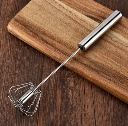 Stainless Steel Hand Pressure Rotary Semi-automatic Whisk