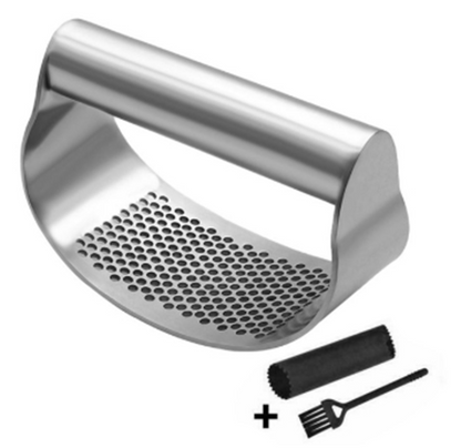 Garlic Press for Kitchen Pounding Garlic Ring Manual