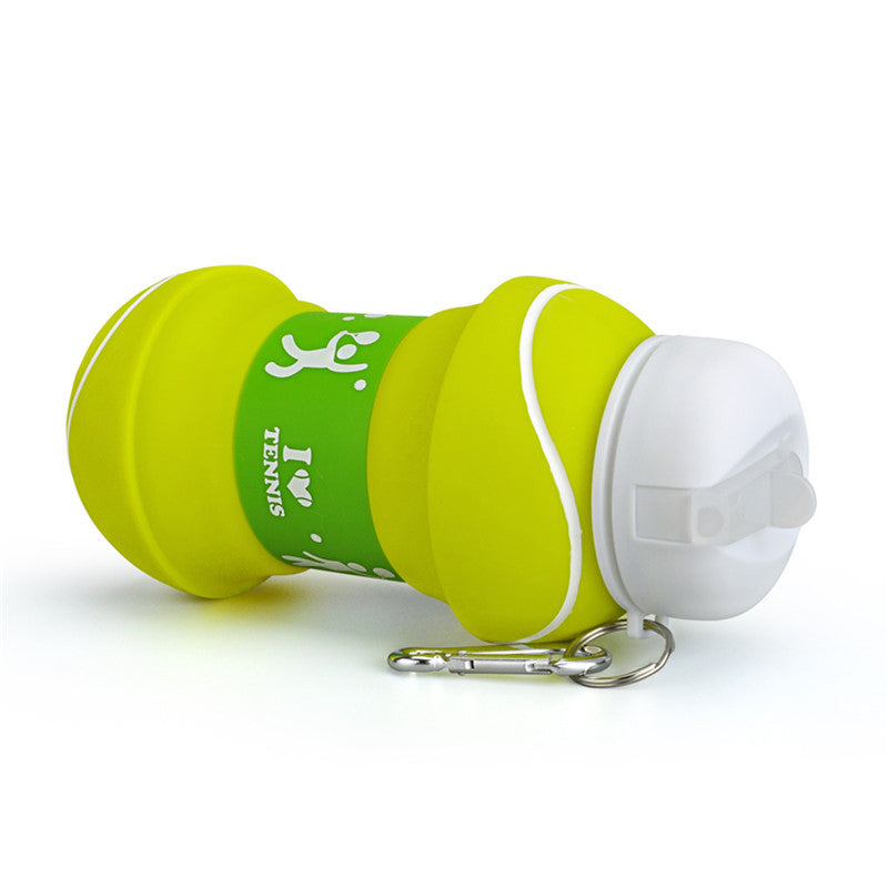 Sports folding water bottle