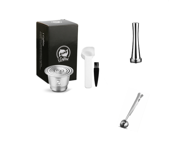 Stainless Steel Reusable Nespresso Refillable Coffee Capsule Pod Filter