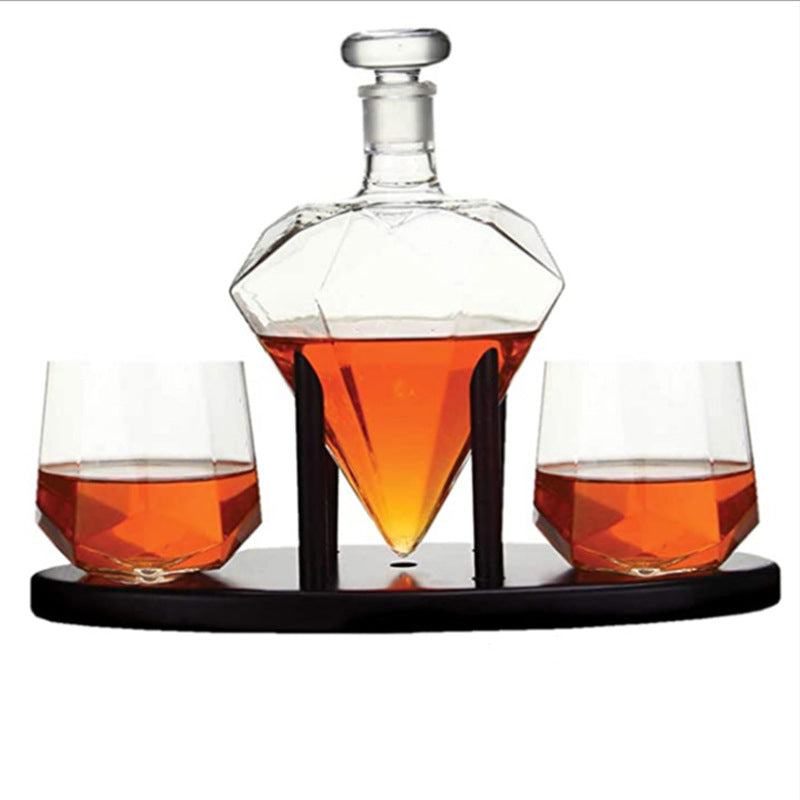 Wine Container, Diamond Creative Decanter Wine Bottle, Vodka Bottle Glass