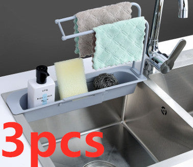 Telescopic Sink Storage Rack