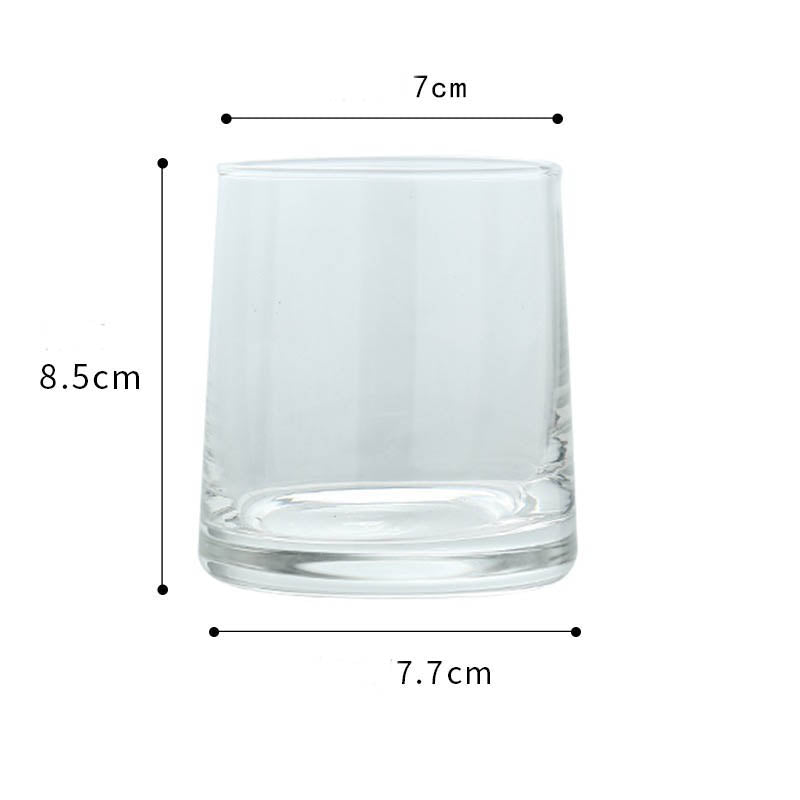 Simple Home Glass Colorful Whiskey Glass