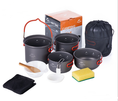 Four-in-one Combination Cookware And Tableware Picnic