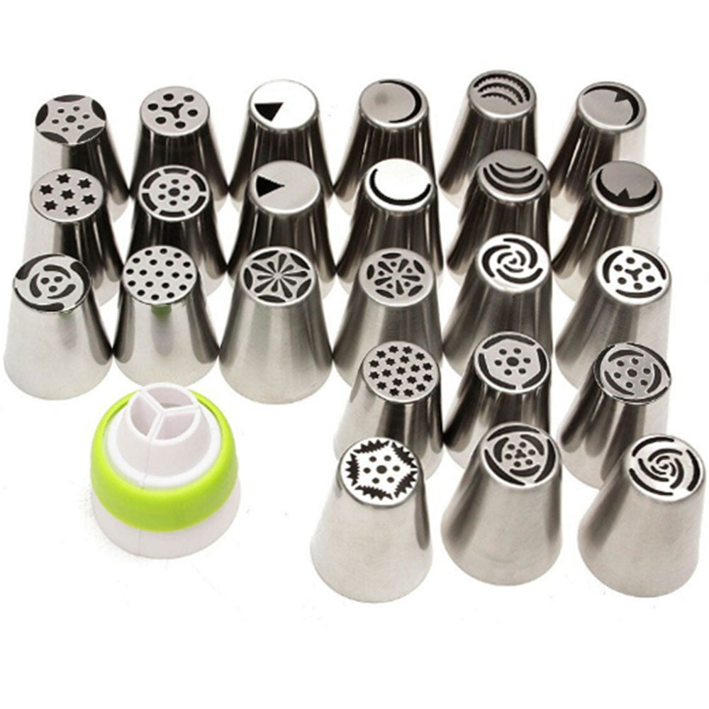 24Pcs Russian Tulip Stainless Steel Nozzles