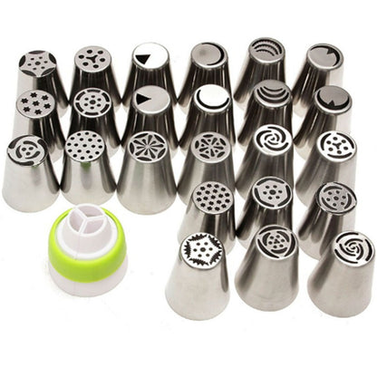 24Pcs Russian Tulip Stainless Steel Nozzles