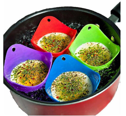 Green Silicone Egg Cooker 4 Color Silicone Egg Cooker