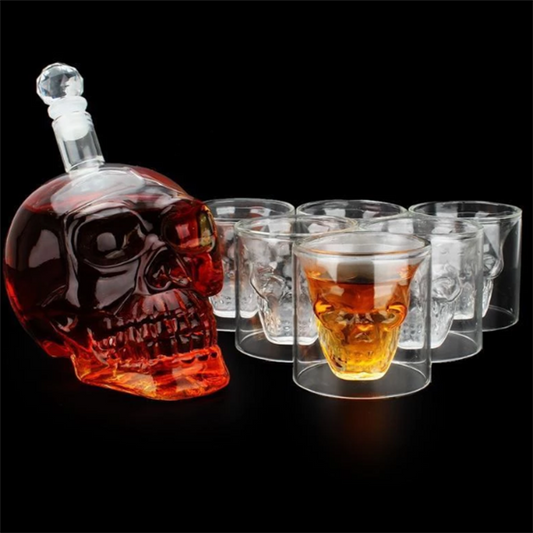 Skull Wine Bottle Vodka Bottle Creative 350ML 550ML 1000ML