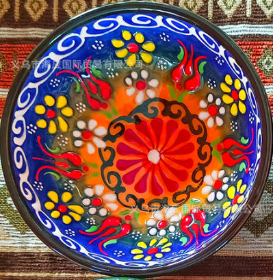 Turkish Ceramic Dishes For Household High-value Creative Tableware