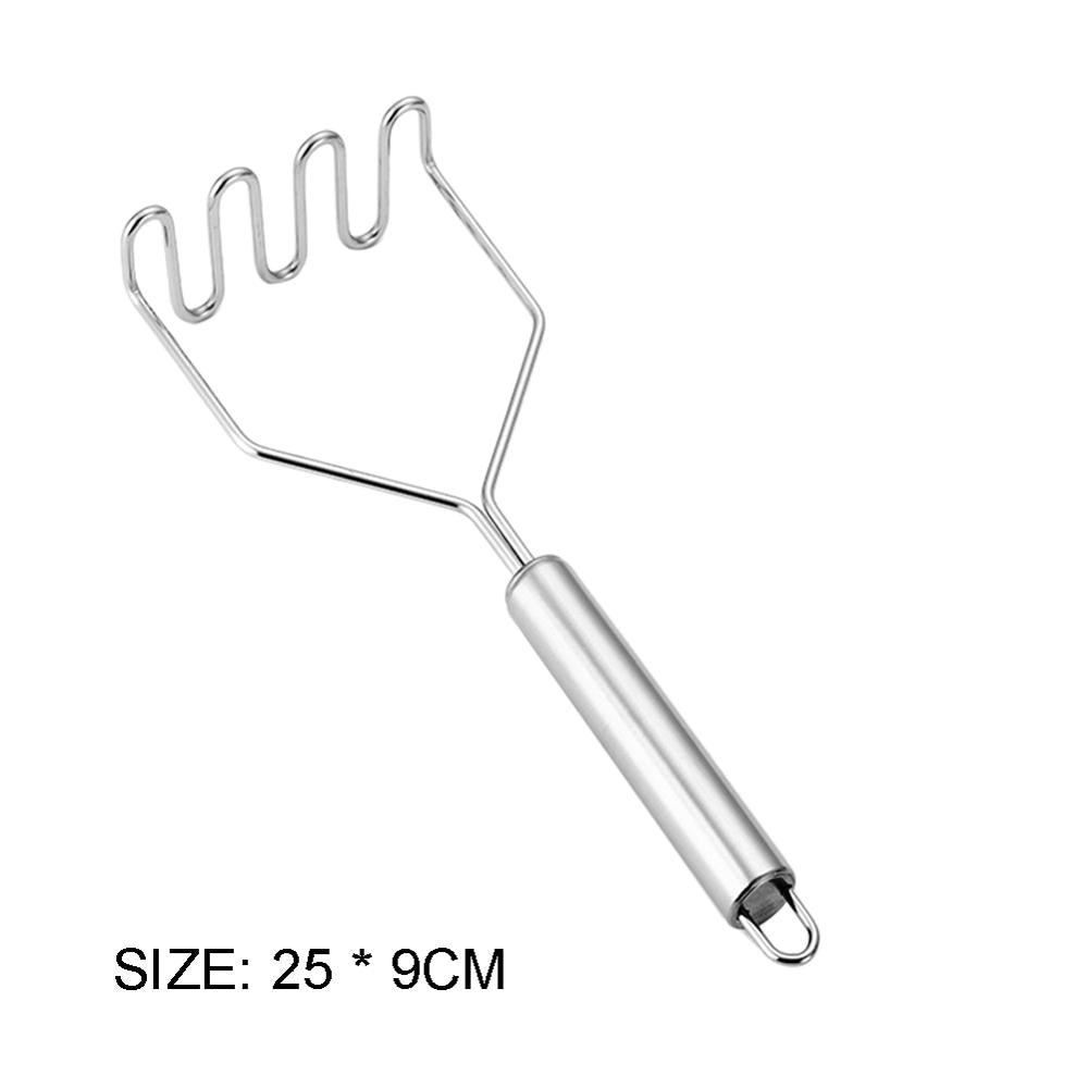 Potato Masher Mud Pressure Machine Juice Pusher Stainless Steel Salads Chopper Fruit Vegetable Tools Kitchen Gadgets Crusher