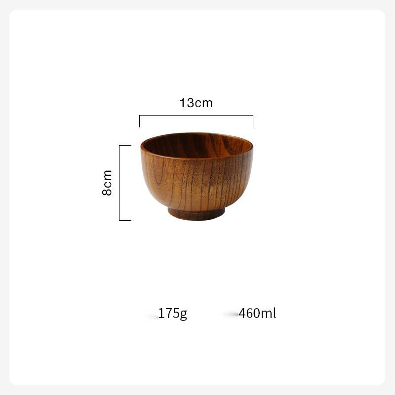 Retro Japanese style wooden tableware