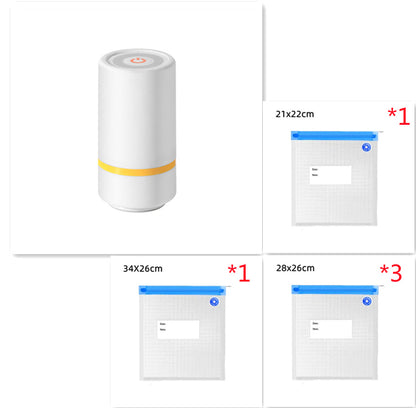 New Mini Vacuum Sealer Kitchen Portable USB Electric AirPump Fresh-Keeping Handheld Vacuum Sealing Machine Packaging Packer For Home