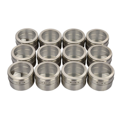 Visible stainless steel spice jar