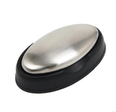 Stainless steel deodorizing soap