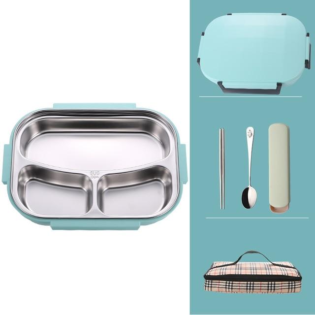 Stylish leakproof Japanese style stainless steel lunch box