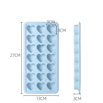 Frozen Ice Cube Mold Small Silicone Refrigerator Homemade