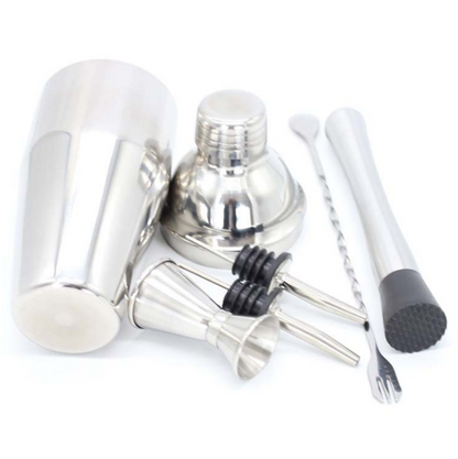 Stainless Steel Cocktail Shaker Ice Bucket Six-piece Set