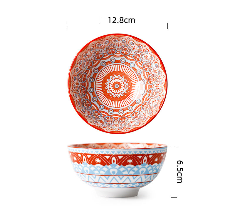 Ceramic Tableware Household Soup Porridge Bowl