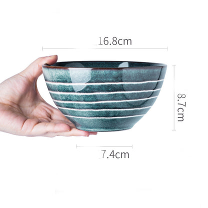 Household Simple Retro Ceramic Dishes And Tableware