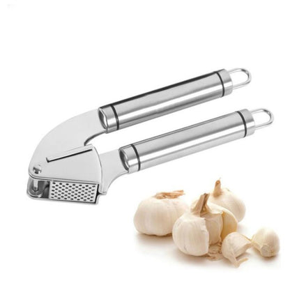 Multi-function cutting garlic stainless steel garlic press