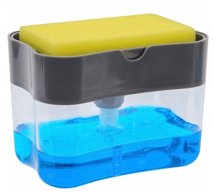 Multifunction Soap Dispenser Sponge Caddy Non-toxic Odorless Dispenser Kitchen Rack Creative Bathroom Washing Soap Storage Box