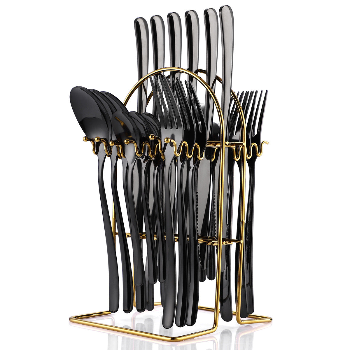 Stainless Steel Cutlery 24-piece Set Moonlight 666 West Cutlery Rack