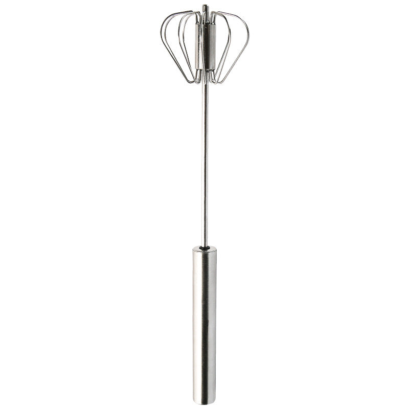 Semi-automatic Stainless Steel Egg Beater Whisk Hand Pressure Rotating Manual Mixer Egg Tools Cream Stirrer Kitchen Accessories