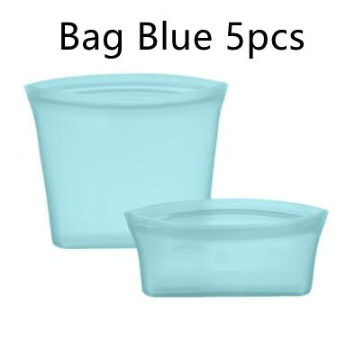 Food Silicone Bag Fresh-keeping Storage Box